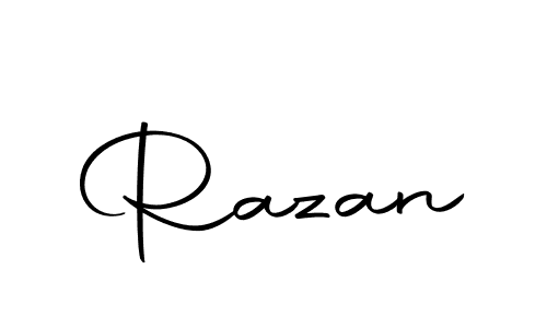How to make Razan name signature. Use Autography-DOLnW style for creating short signs online. This is the latest handwritten sign. Razan signature style 10 images and pictures png