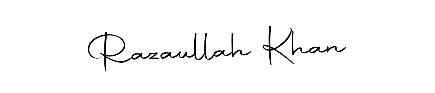Razaullah Khan stylish signature style. Best Handwritten Sign (Autography-DOLnW) for my name. Handwritten Signature Collection Ideas for my name Razaullah Khan. Razaullah Khan signature style 10 images and pictures png