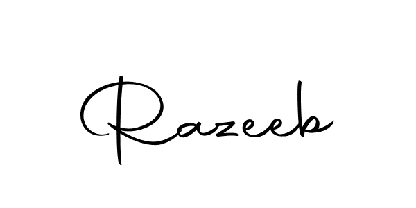 You can use this online signature creator to create a handwritten signature for the name Razeeb. This is the best online autograph maker. Razeeb signature style 10 images and pictures png