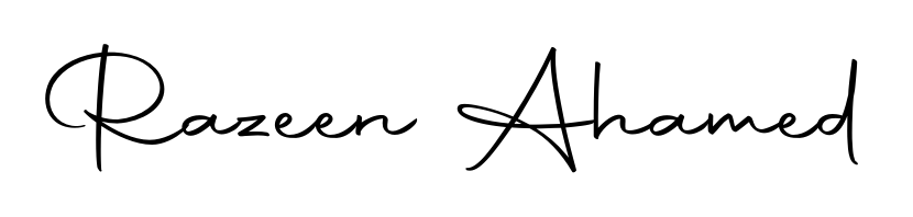 Check out images of Autograph of Razeen Ahamed name. Actor Razeen Ahamed Signature Style. Autography-DOLnW is a professional sign style online. Razeen Ahamed signature style 10 images and pictures png