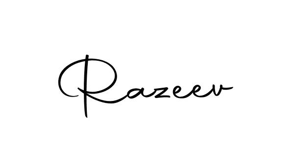 Also we have Razeev name is the best signature style. Create professional handwritten signature collection using Autography-DOLnW autograph style. Razeev signature style 10 images and pictures png