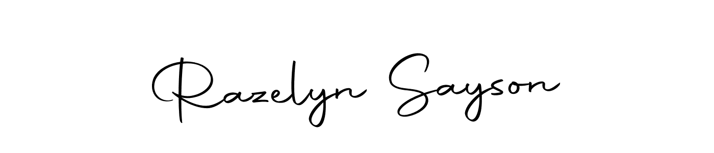 How to Draw Razelyn Sayson signature style? Autography-DOLnW is a latest design signature styles for name Razelyn Sayson. Razelyn Sayson signature style 10 images and pictures png
