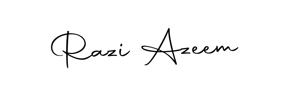 The best way (Autography-DOLnW) to make a short signature is to pick only two or three words in your name. The name Razi Azeem include a total of six letters. For converting this name. Razi Azeem signature style 10 images and pictures png