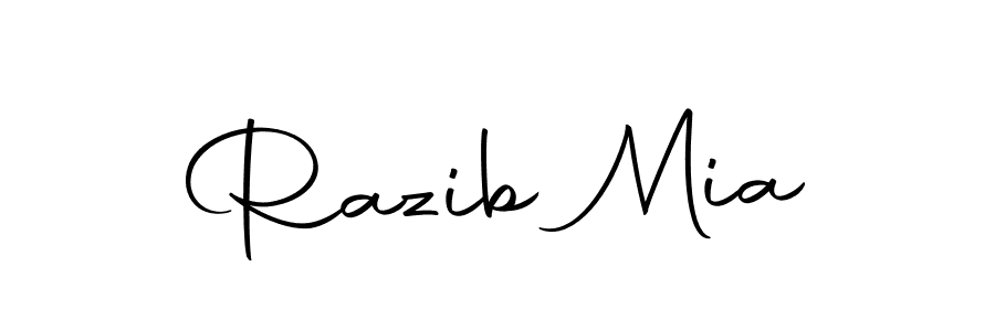 You should practise on your own different ways (Autography-DOLnW) to write your name (Razib Mia) in signature. don't let someone else do it for you. Razib Mia signature style 10 images and pictures png