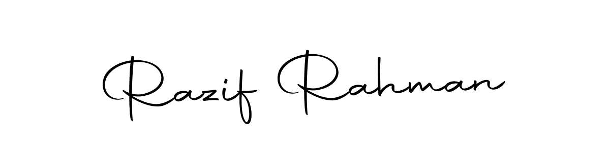 Razif Rahman stylish signature style. Best Handwritten Sign (Autography-DOLnW) for my name. Handwritten Signature Collection Ideas for my name Razif Rahman. Razif Rahman signature style 10 images and pictures png