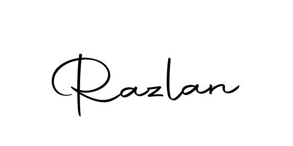 The best way (Autography-DOLnW) to make a short signature is to pick only two or three words in your name. The name Razlan include a total of six letters. For converting this name. Razlan signature style 10 images and pictures png