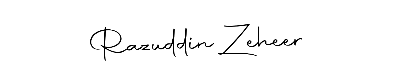 How to Draw Razuddin Zeheer signature style? Autography-DOLnW is a latest design signature styles for name Razuddin Zeheer. Razuddin Zeheer signature style 10 images and pictures png