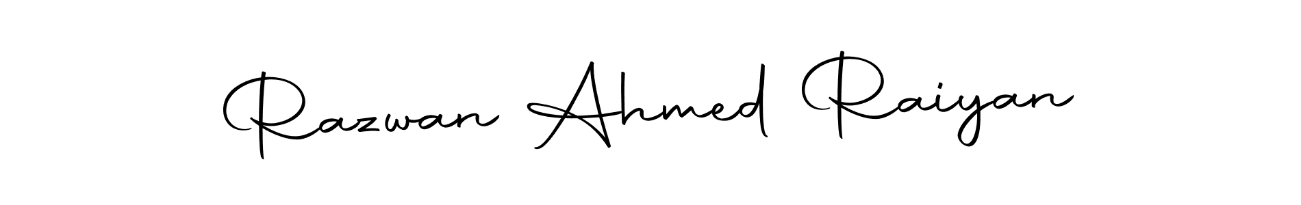 Design your own signature with our free online signature maker. With this signature software, you can create a handwritten (Autography-DOLnW) signature for name Razwan Ahmed Raiyan. Razwan Ahmed Raiyan signature style 10 images and pictures png