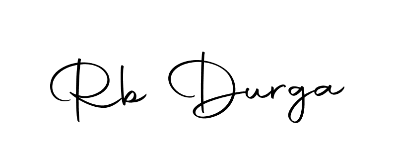 How to make Rb Durga name signature. Use Autography-DOLnW style for creating short signs online. This is the latest handwritten sign. Rb Durga signature style 10 images and pictures png