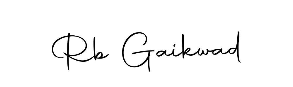 Use a signature maker to create a handwritten signature online. With this signature software, you can design (Autography-DOLnW) your own signature for name Rb Gaikwad. Rb Gaikwad signature style 10 images and pictures png