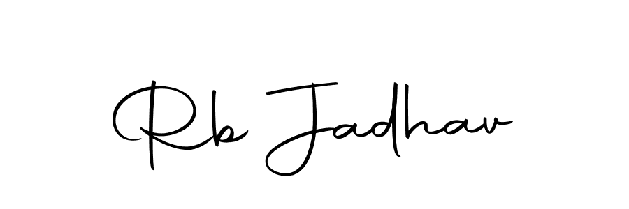 Rb Jadhav stylish signature style. Best Handwritten Sign (Autography-DOLnW) for my name. Handwritten Signature Collection Ideas for my name Rb Jadhav. Rb Jadhav signature style 10 images and pictures png