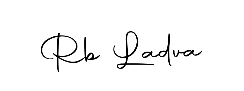 You can use this online signature creator to create a handwritten signature for the name Rb Ladva. This is the best online autograph maker. Rb Ladva signature style 10 images and pictures png