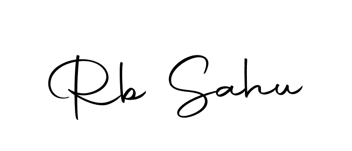 How to make Rb Sahu name signature. Use Autography-DOLnW style for creating short signs online. This is the latest handwritten sign. Rb Sahu signature style 10 images and pictures png