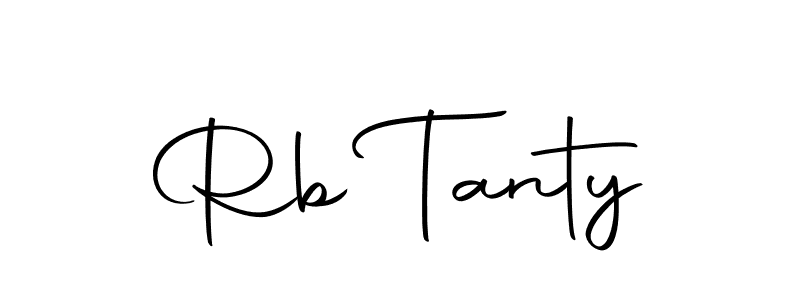 Design your own signature with our free online signature maker. With this signature software, you can create a handwritten (Autography-DOLnW) signature for name Rb Tanty. Rb Tanty signature style 10 images and pictures png