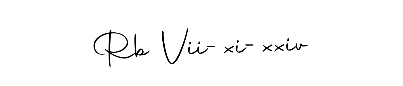 Rb Vii-xi-xxiv stylish signature style. Best Handwritten Sign (Autography-DOLnW) for my name. Handwritten Signature Collection Ideas for my name Rb Vii-xi-xxiv. Rb Vii-xi-xxiv signature style 10 images and pictures png