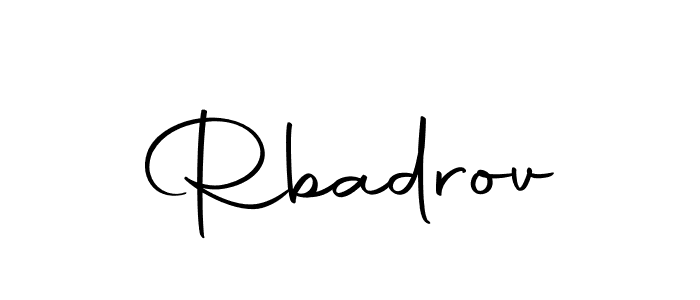 You can use this online signature creator to create a handwritten signature for the name Rbadrov. This is the best online autograph maker. Rbadrov signature style 10 images and pictures png
