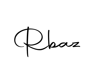 Create a beautiful signature design for name Rbaz. With this signature (Autography-DOLnW) fonts, you can make a handwritten signature for free. Rbaz signature style 10 images and pictures png