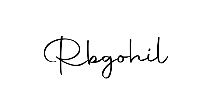 Make a beautiful signature design for name Rbgohil. Use this online signature maker to create a handwritten signature for free. Rbgohil signature style 10 images and pictures png