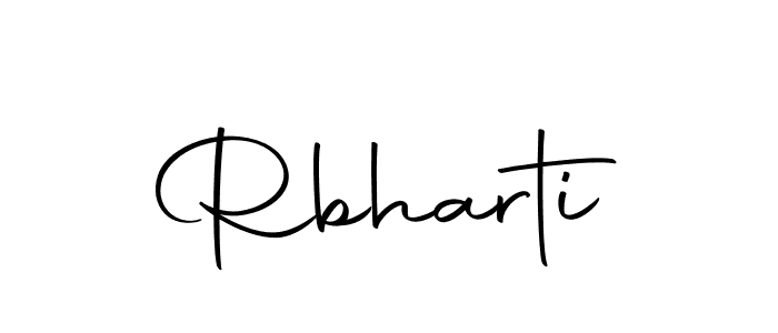 Rbharti stylish signature style. Best Handwritten Sign (Autography-DOLnW) for my name. Handwritten Signature Collection Ideas for my name Rbharti. Rbharti signature style 10 images and pictures png