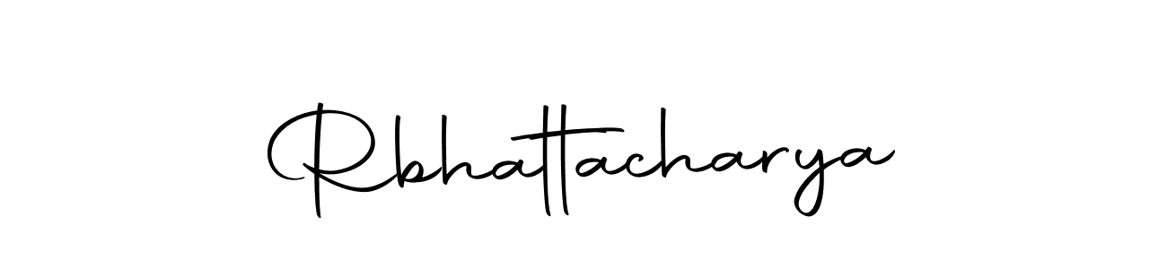 Make a beautiful signature design for name Rbhattacharya. With this signature (Autography-DOLnW) style, you can create a handwritten signature for free. Rbhattacharya signature style 10 images and pictures png