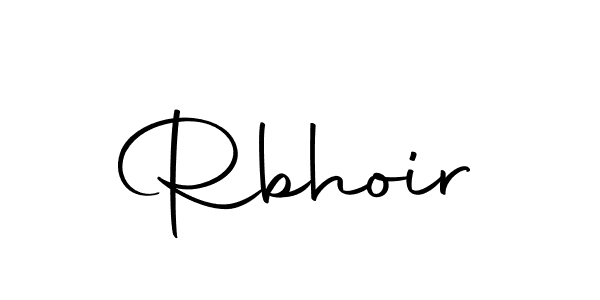 Make a beautiful signature design for name Rbhoir. With this signature (Autography-DOLnW) style, you can create a handwritten signature for free. Rbhoir signature style 10 images and pictures png