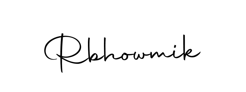 Here are the top 10 professional signature styles for the name Rbhowmik. These are the best autograph styles you can use for your name. Rbhowmik signature style 10 images and pictures png