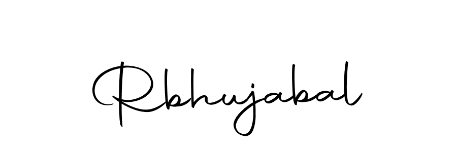 How to make Rbhujabal name signature. Use Autography-DOLnW style for creating short signs online. This is the latest handwritten sign. Rbhujabal signature style 10 images and pictures png