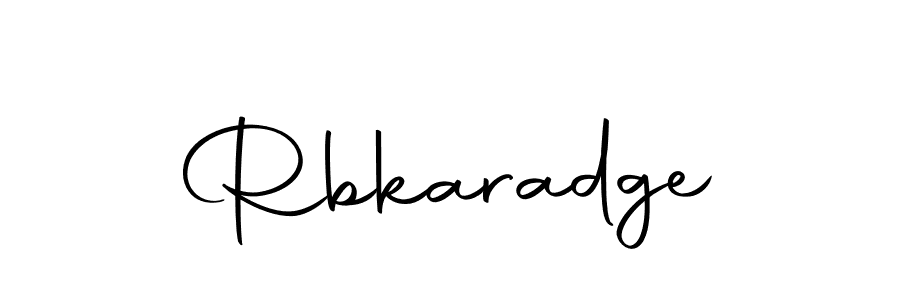 Make a beautiful signature design for name Rbkaradge. With this signature (Autography-DOLnW) style, you can create a handwritten signature for free. Rbkaradge signature style 10 images and pictures png