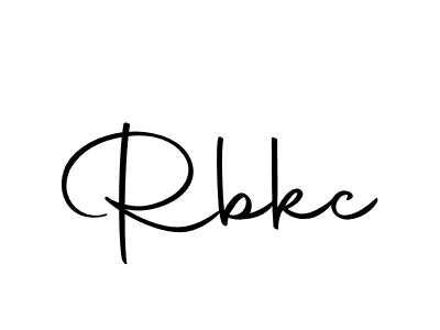 How to make Rbkc signature? Autography-DOLnW is a professional autograph style. Create handwritten signature for Rbkc name. Rbkc signature style 10 images and pictures png