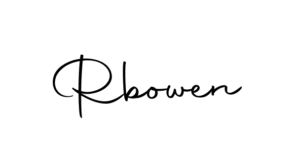 Make a beautiful signature design for name Rbowen. With this signature (Autography-DOLnW) style, you can create a handwritten signature for free. Rbowen signature style 10 images and pictures png