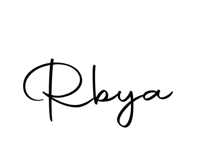 The best way (Autography-DOLnW) to make a short signature is to pick only two or three words in your name. The name Rbya include a total of six letters. For converting this name. Rbya signature style 10 images and pictures png