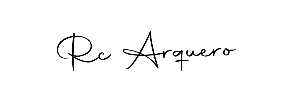 Rc Arquero stylish signature style. Best Handwritten Sign (Autography-DOLnW) for my name. Handwritten Signature Collection Ideas for my name Rc Arquero. Rc Arquero signature style 10 images and pictures png