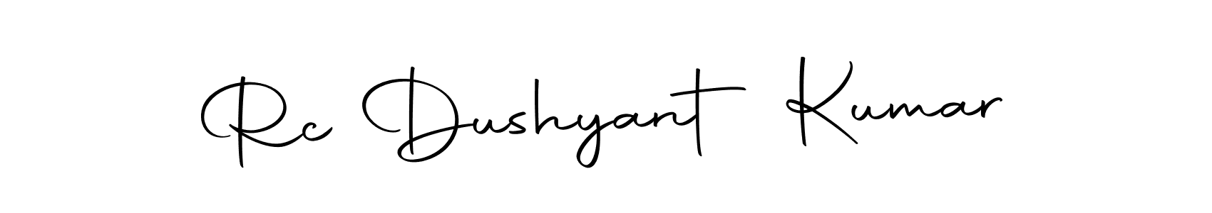 Also we have Rc Dushyant Kumar name is the best signature style. Create professional handwritten signature collection using Autography-DOLnW autograph style. Rc Dushyant Kumar signature style 10 images and pictures png
