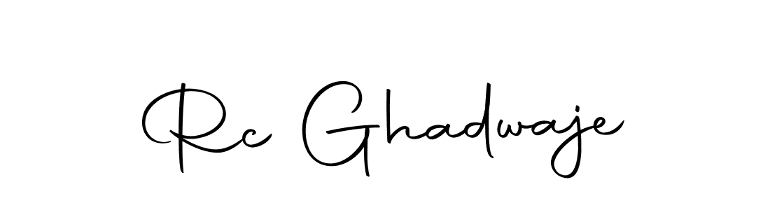 It looks lik you need a new signature style for name Rc Ghadwaje. Design unique handwritten (Autography-DOLnW) signature with our free signature maker in just a few clicks. Rc Ghadwaje signature style 10 images and pictures png