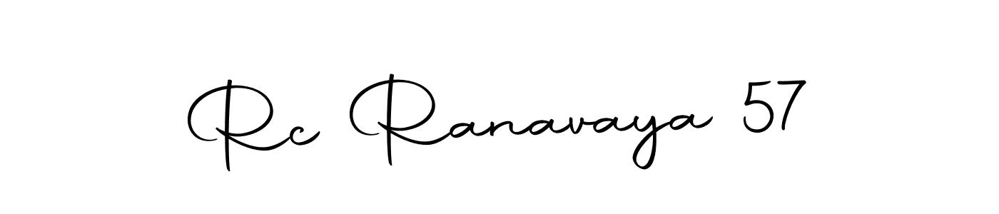 Rc Ranavaya 57 stylish signature style. Best Handwritten Sign (Autography-DOLnW) for my name. Handwritten Signature Collection Ideas for my name Rc Ranavaya 57. Rc Ranavaya 57 signature style 10 images and pictures png