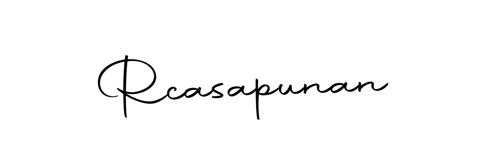 Make a beautiful signature design for name Rcasapunan. With this signature (Autography-DOLnW) style, you can create a handwritten signature for free. Rcasapunan signature style 10 images and pictures png