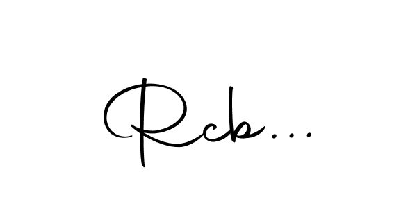 Use a signature maker to create a handwritten signature online. With this signature software, you can design (Autography-DOLnW) your own signature for name Rcb.... Rcb... signature style 10 images and pictures png