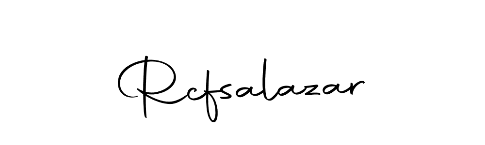 How to make Rcfsalazar signature? Autography-DOLnW is a professional autograph style. Create handwritten signature for Rcfsalazar name. Rcfsalazar signature style 10 images and pictures png