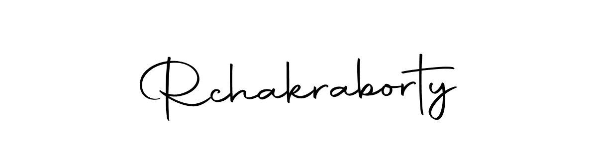 Make a beautiful signature design for name Rchakraborty. With this signature (Autography-DOLnW) style, you can create a handwritten signature for free. Rchakraborty signature style 10 images and pictures png