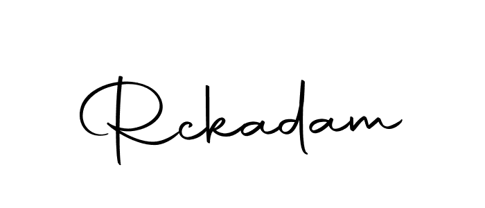 Similarly Autography-DOLnW is the best handwritten signature design. Signature creator online .You can use it as an online autograph creator for name Rckadam. Rckadam signature style 10 images and pictures png