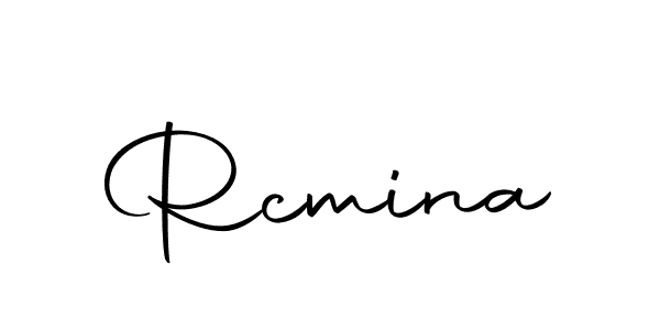 Create a beautiful signature design for name Rcmina. With this signature (Autography-DOLnW) fonts, you can make a handwritten signature for free. Rcmina signature style 10 images and pictures png