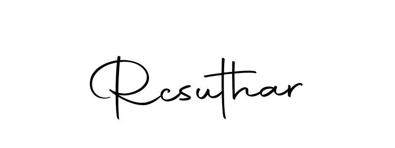 Check out images of Autograph of Rcsuthar name. Actor Rcsuthar Signature Style. Autography-DOLnW is a professional sign style online. Rcsuthar signature style 10 images and pictures png