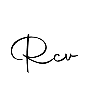 if you are searching for the best signature style for your name Rcv. so please give up your signature search. here we have designed multiple signature styles  using Autography-DOLnW. Rcv signature style 10 images and pictures png