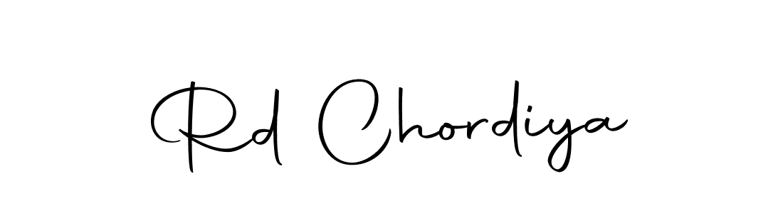 Use a signature maker to create a handwritten signature online. With this signature software, you can design (Autography-DOLnW) your own signature for name Rd Chordiya. Rd Chordiya signature style 10 images and pictures png