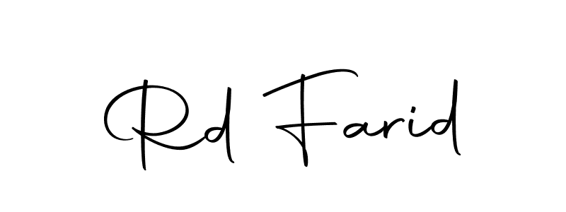 Rd Farid stylish signature style. Best Handwritten Sign (Autography-DOLnW) for my name. Handwritten Signature Collection Ideas for my name Rd Farid. Rd Farid signature style 10 images and pictures png