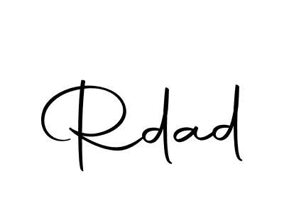 The best way (Autography-DOLnW) to make a short signature is to pick only two or three words in your name. The name Rdad include a total of six letters. For converting this name. Rdad signature style 10 images and pictures png