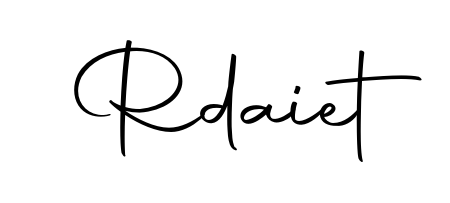 You can use this online signature creator to create a handwritten signature for the name Rdaiet. This is the best online autograph maker. Rdaiet signature style 10 images and pictures png