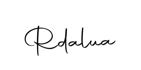 Make a short Rdalua signature style. Manage your documents anywhere anytime using Autography-DOLnW. Create and add eSignatures, submit forms, share and send files easily. Rdalua signature style 10 images and pictures png