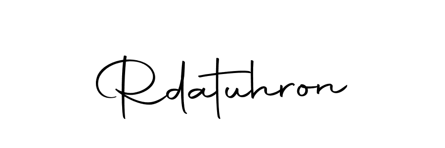 How to make Rdatuhron signature? Autography-DOLnW is a professional autograph style. Create handwritten signature for Rdatuhron name. Rdatuhron signature style 10 images and pictures png