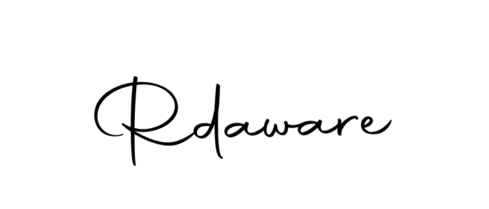 How to make Rdaware name signature. Use Autography-DOLnW style for creating short signs online. This is the latest handwritten sign. Rdaware signature style 10 images and pictures png